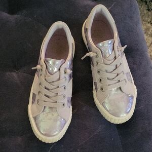 Blowfish Iridescent Kids Sneakers Size 4